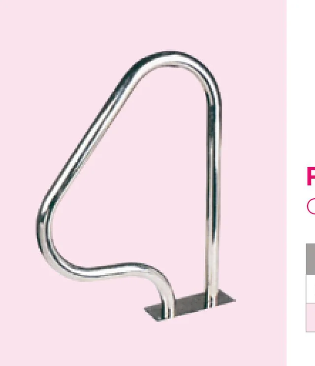 Pool handrails and step rails