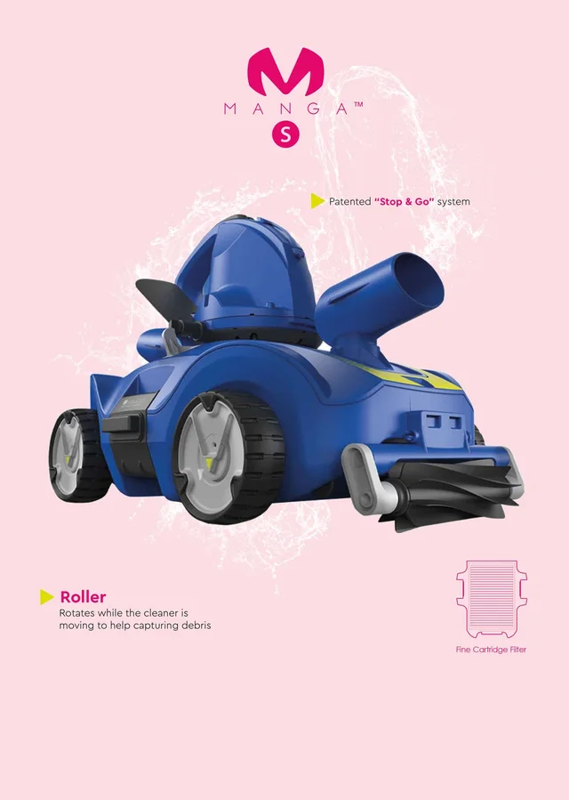 Manga S cordless pool robot