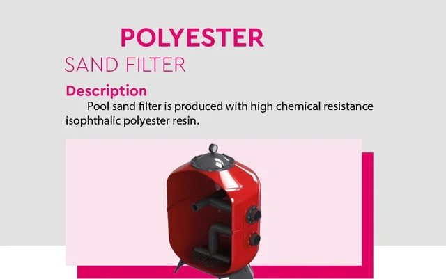 Polyester sand filter Ø1050–Ø2200 mm